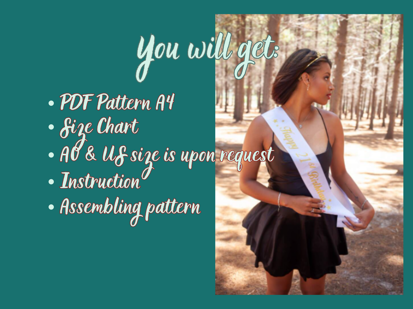 Backless Dress Pattern PDF , Party, Birthday Dress, Sewing Pattern, XS-4XL, Layered Mini Dress