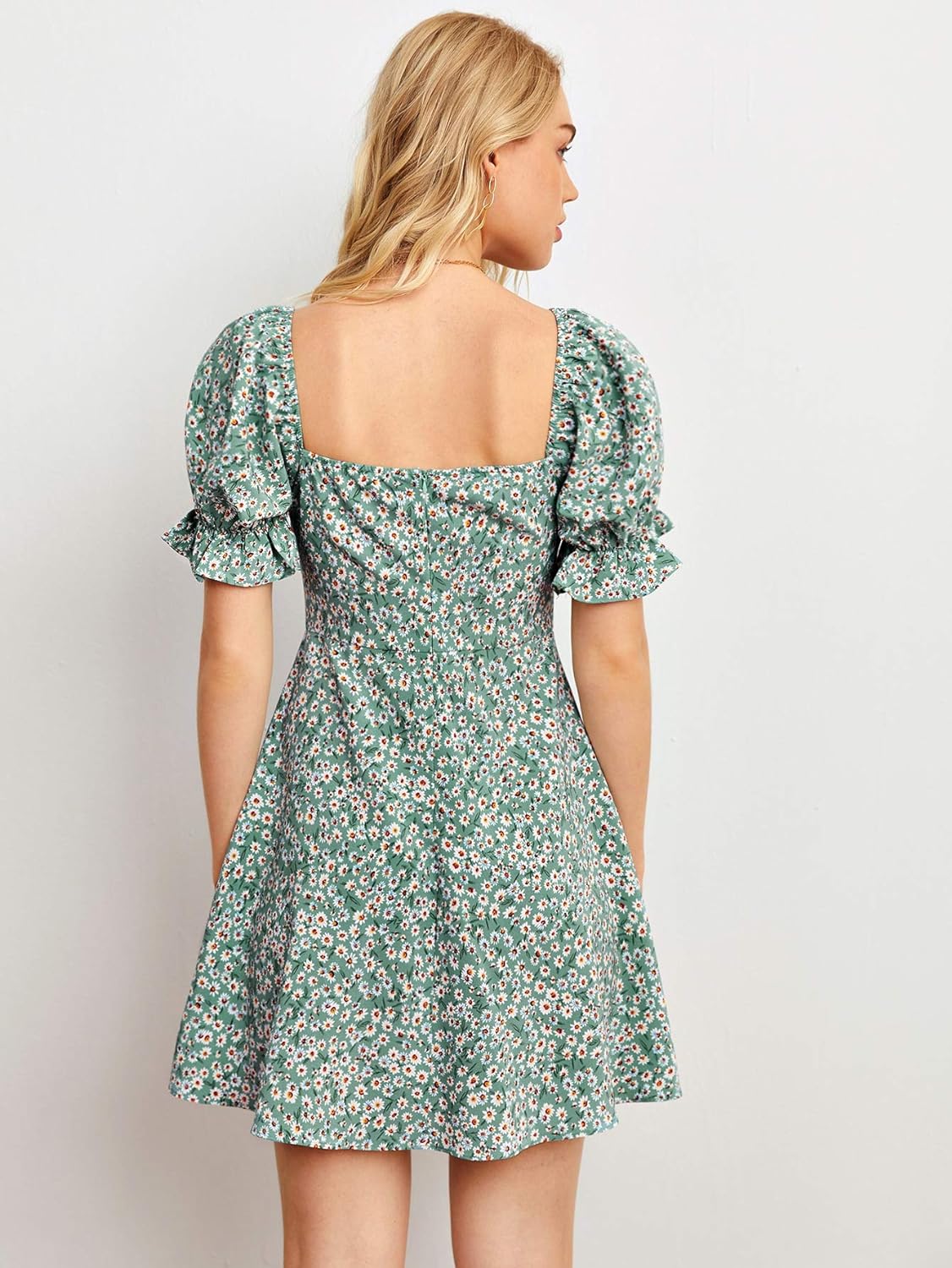 Patrón de costura para vestido de novia (PDF), vestido de fiesta, para adolescentes, para dama, con mangas abullonadas, tallas XS-XXXXL, patrón digital para vestido de lechera.